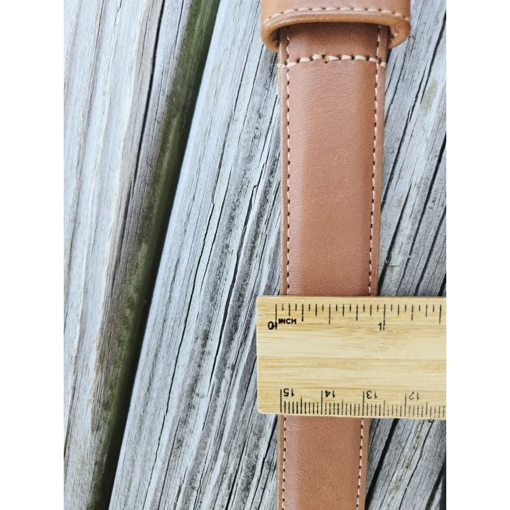 (2) COACH Leather Men's Belt Size 36